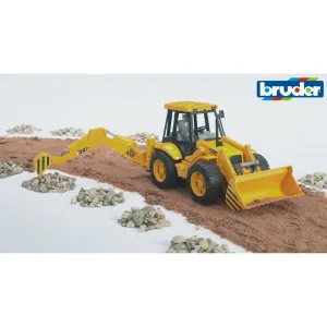 Bruder 02428 Traktor JCB čelný nakladač a bager, 1:16