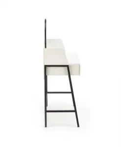 HALMAR Toaletní stolek AGNES 120 cm bílo-černý