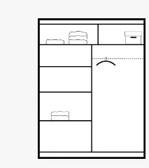 ArtStol Šatníková skriňa VISTA 150 | biela