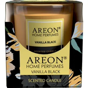 Vonná sviečka Areon – vôňa Vanilla Black, 120g