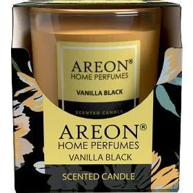 Vonná sviečka Areon – vôňa Vanilla Black, 120g