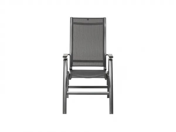 Legato Silver-Line polohovacie kreslo antracit