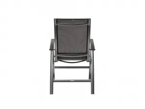 Legato Silver-Line polohovacie kreslo antracit