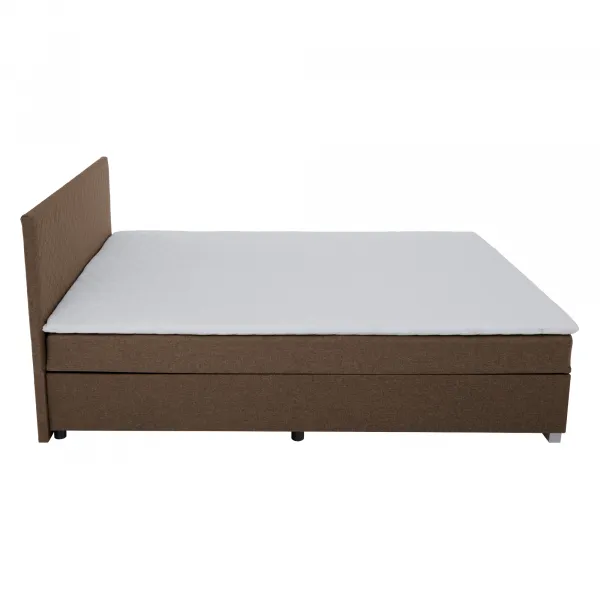 Boxspringová posteľ, hnedá, 140x200, ADARA
