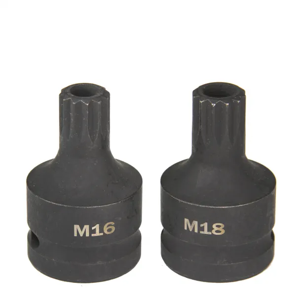 MARPOL SADA 6 NÁRAZOVÝCH NADSTAVCOV TORX A SPLINE 3/4"