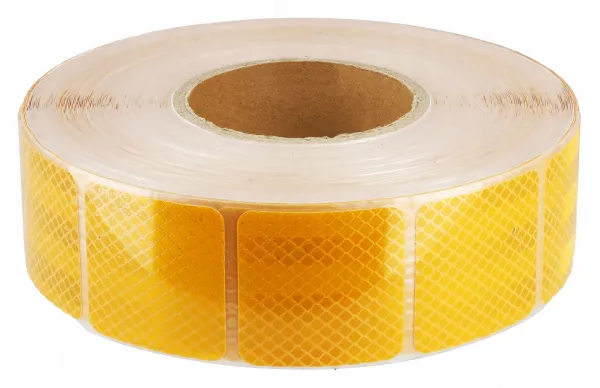 Žltá reflexná páska 1M výstražná 5x5 cm | jaks