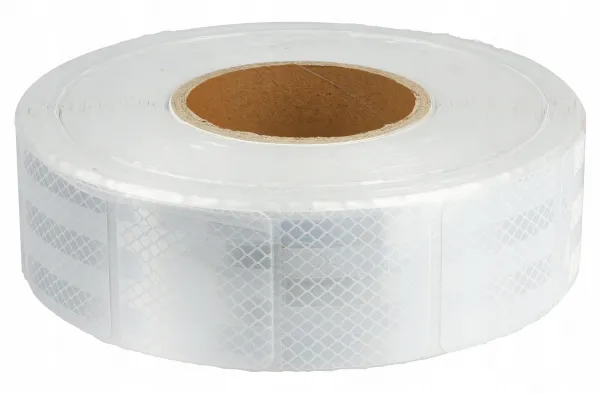 Biela reflexná páska 1M výstražná 5x5 cm | jaks