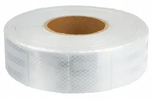Biela reflexná páska 1M výstražná 5x5 cm | jaks