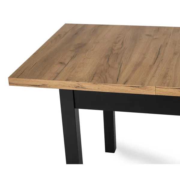 JAKS Rozkladací stôl Skubi 120-160 cm dub Craft