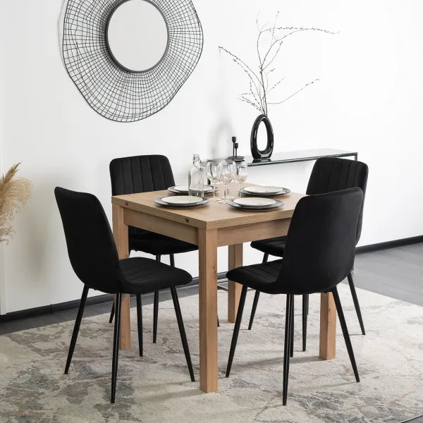 JAKS Rozkladací stôl 80 - 160cm Max dub artisan 2/2