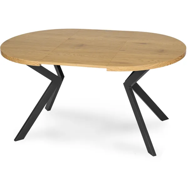 JAKS Okrúhly rozkladací stôl 100 - 250cm Lukas zlatý dub 2/2
