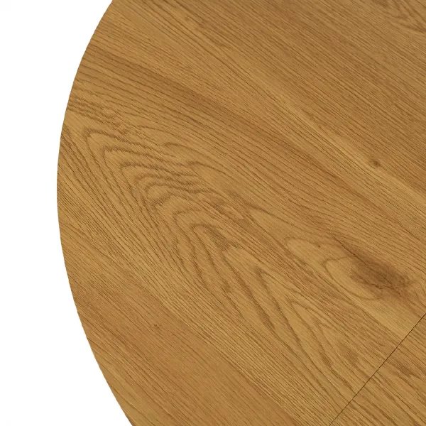 JAKS Okrúhly rozkladací stôl 100 - 250cm Lukas zlatý dub 2/2