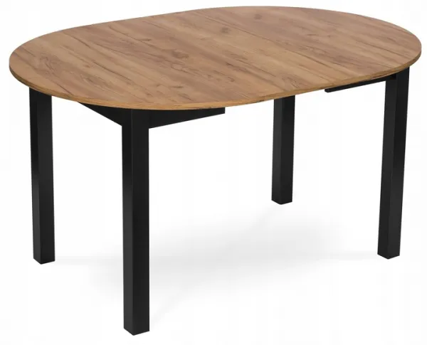 JAKS Okrúhly rozkladací stôl Harry 102-142 cm dub Craft