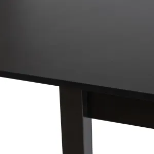 JAKS Rozkladací stôl 80 - 160cm Max čierny  2/2