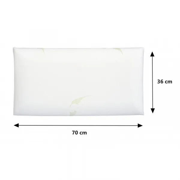 Termoplastický pamäťový ortopedický vankúš s aloe vera 70 x 36 cm | jaks