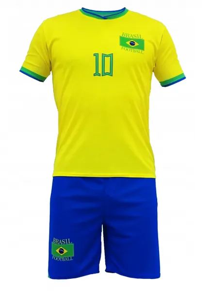 JAKS Detský futbalový dres s podkolienkami Neymar Jr Brazília Rozmery: 152