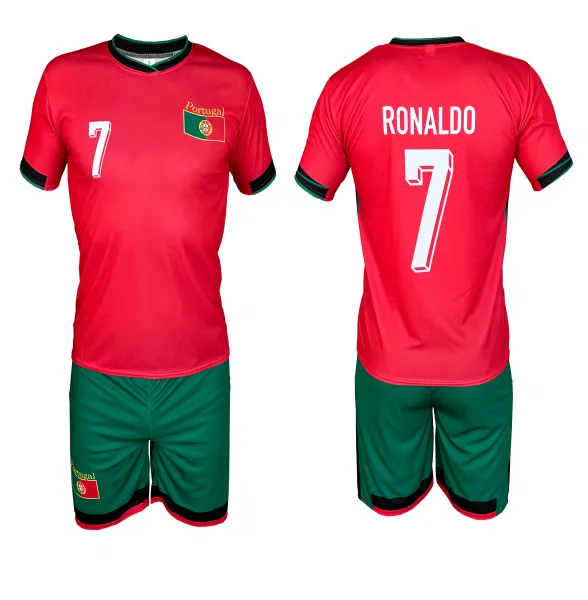 JAKS Detský futbalový dres s podkolienkami Ronaldo Portugalsko Rozmery: 152