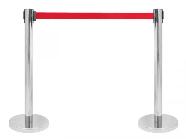 JAKS ZAHRADZOVACÍ STĹPIK SO SAMONAVÍJACIM PÁSOM 235CM - STRIEBORNÝ