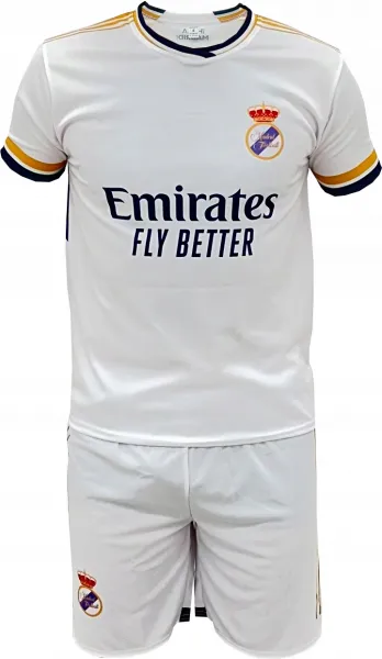 JAKS Detský futbalový dres s podkolienkami Bellingham Real Madrid biely Rozmery: 152