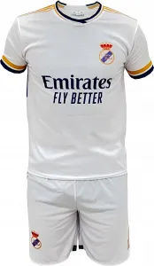 JAKS Detský futbalový dres s podkolienkami Bellingham Real Madrid biely Rozmery: 152