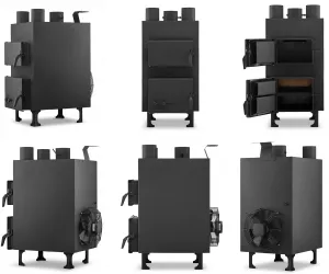 JAKS Teplovzdušná pec na tuhé palivo 20 kW PN2
