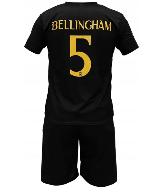 JAKS Detský futbalový dres s podkolienkami Bellingham Real Madrid čierny Rozmery: 164