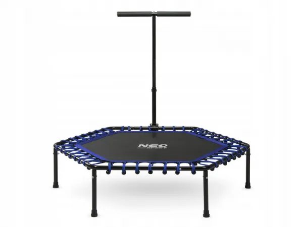 JAKS FITNESS TRAMPOLÍNA S ÚCHYTOM - TMAVO MODRÁ NS-102