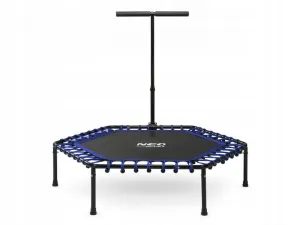 JAKS FITNESS TRAMPOLÍNA S ÚCHYTOM - TMAVO MODRÁ NS-102