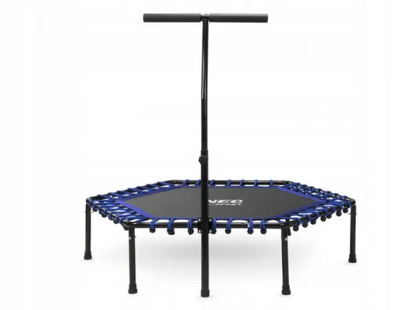JAKS FITNESS TRAMPOLÍNA S ÚCHYTOM - TMAVO MODRÁ NS-102