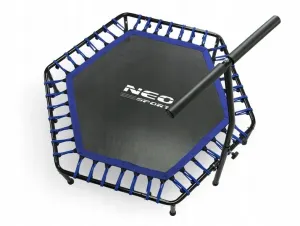 JAKS FITNESS TRAMPOLÍNA S ÚCHYTOM - TMAVO MODRÁ NS-102