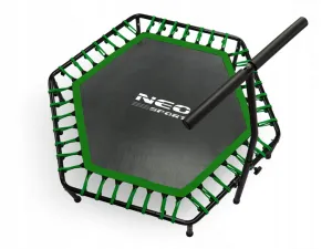 JAKS FITNESS TRAMPOLÍNA S ÚCHYTOM - ZELENÁ NS-103