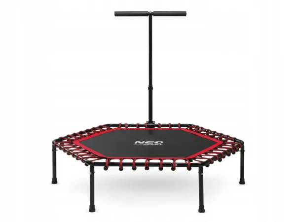 JAKS Fitness trampolína s úchytom červená NS104