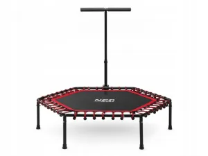 JAKS Fitness trampolína s úchytom červená NS104