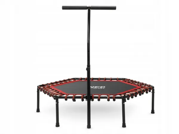 JAKS Fitness trampolína s úchytom červená NS104