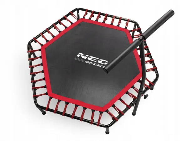JAKS Fitness trampolína s úchytom červená NS104