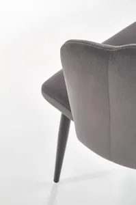 Jedálenská stolička K386 Halmar Sivá