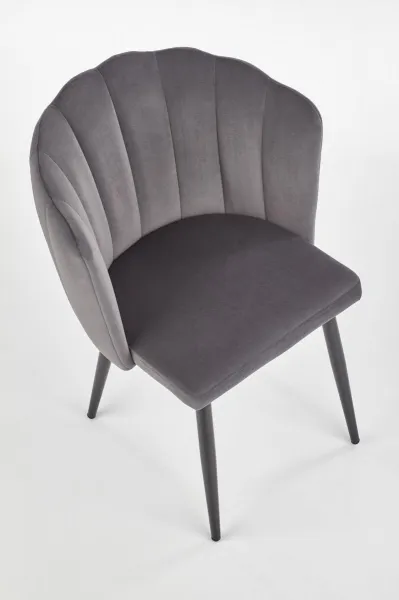Jedálenská stolička K386 Halmar Sivá