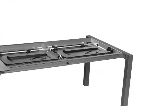 Cubic HPL rozťahovací stôl antracit 160-220-280 cm