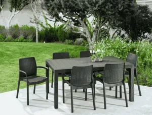 KETER Záhradná stolička BALLY | grafit