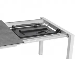 Cubic HPL rozťahovací stôl strieborný/antracit 150-210 cm