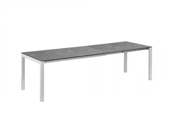 Cubic HPL rozťahovací stôl strieborný/antracit 160-220-280 cm