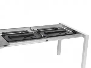Cubic HPL rozťahovací stôl strieborný/antracit 160-220-280 cm