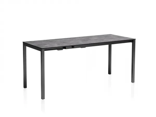 HPL rozťahovací stôl  antracit 140/210x70 cm
