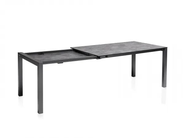 HPL rozťahovací stôl antracit150/210x95 cm