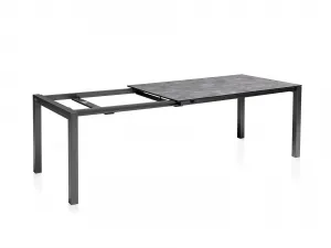 HPL rozťahovací stôl antracit150/210x95 cm