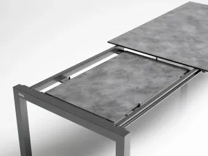 HPL rozťahovací stôl antracit150/210x95 cm