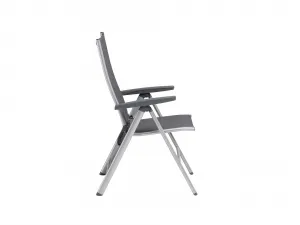 Cirrus Silver-Line polohovacie kreslo sivé