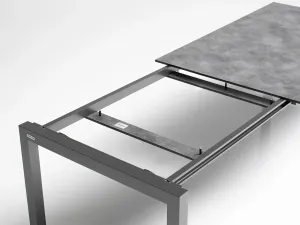 HPL rozťahovací stôl antracit150/210x95 cm