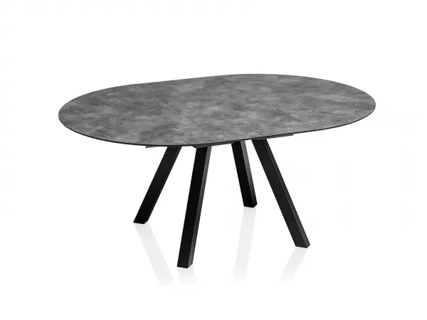 HPL rozťahovací stôl antracit 120-170 cm