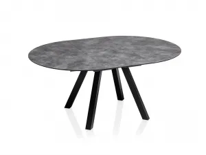 HPL rozťahovací stôl antracit 120-170 cm